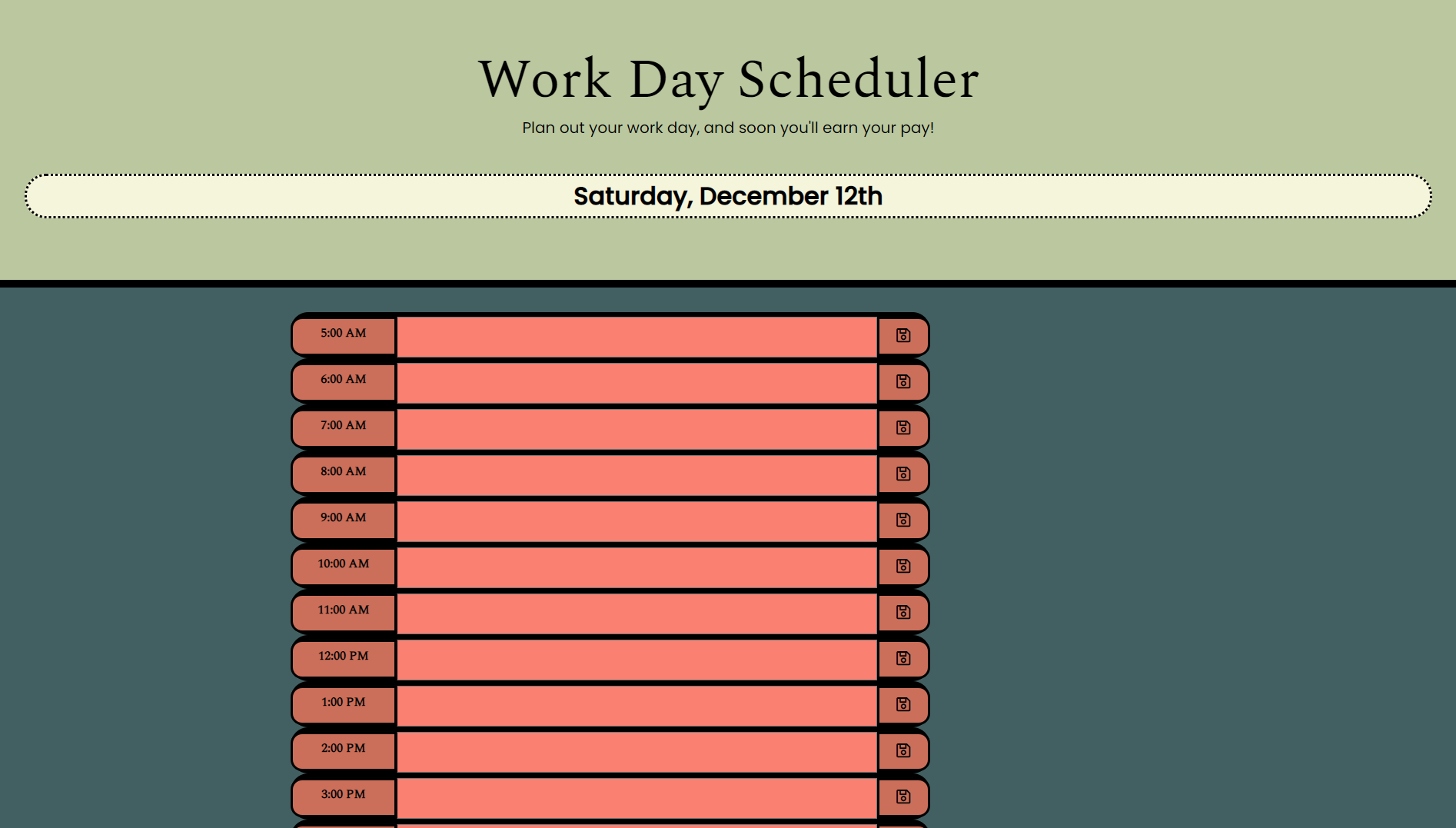Day planner